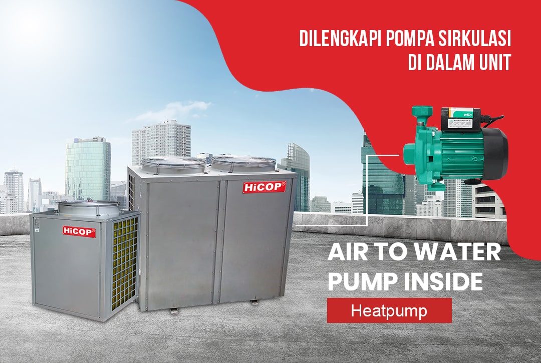 Jual Heatpump Air to Water Pump Inside-min